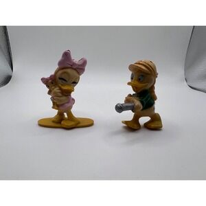 Vintage Kellogg's Disney Ducktales PVC Figures Daisy + Louie Duck 1991 Promo Roy